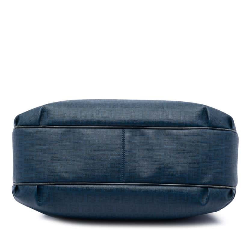 Fendi Zucchino Spalmati Chiusura Tote Blue Very good condition - Inside View