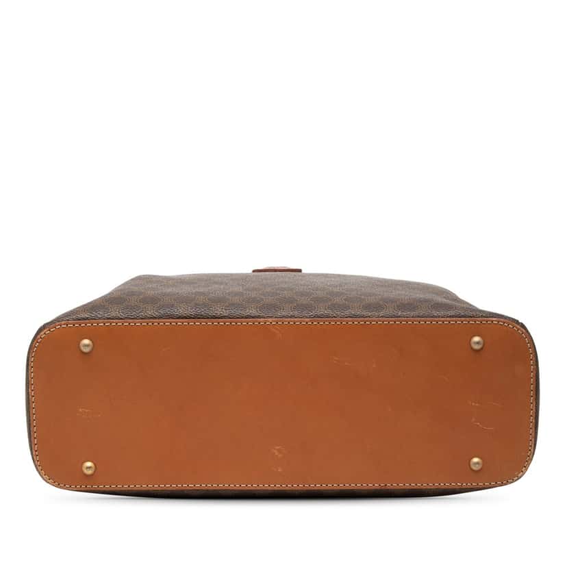 Celine Macadam Coated Canvas Dome Handbag Brown Good condition - Inside View