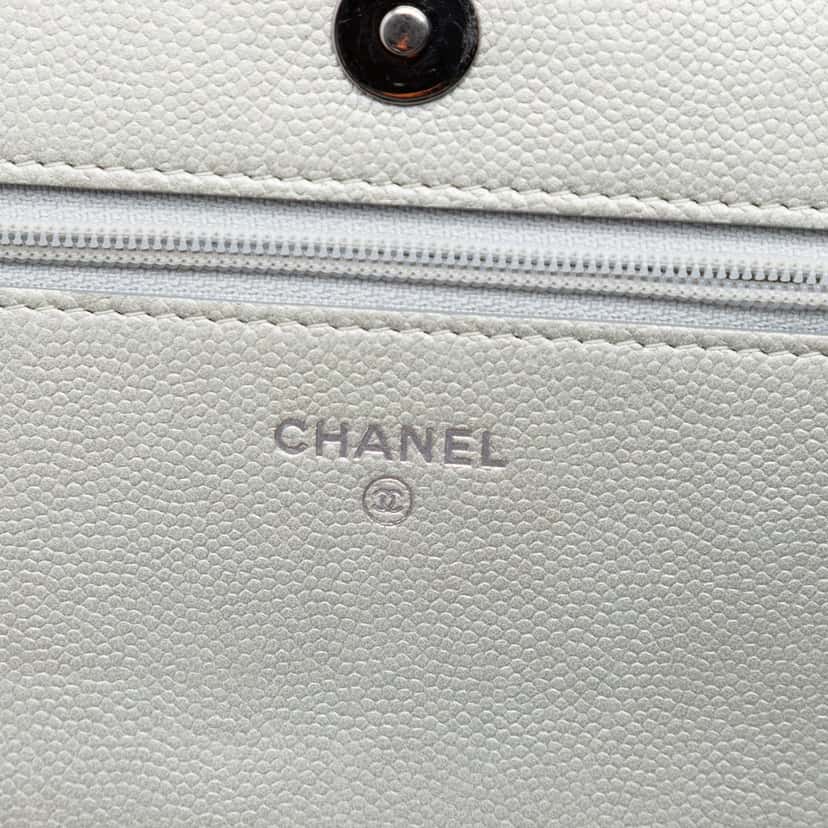 Chanel Quilted Caviar Boy Wallet on Chain Other Leather Very good condition - Box View