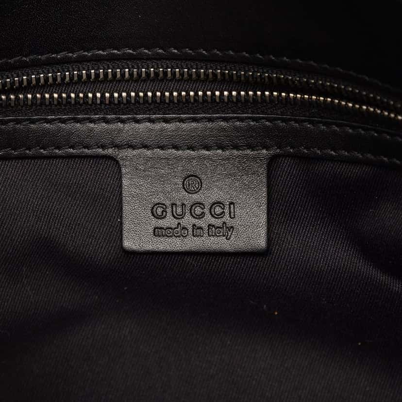 Gucci GG Canvas Tote Black Very good condition - Box View