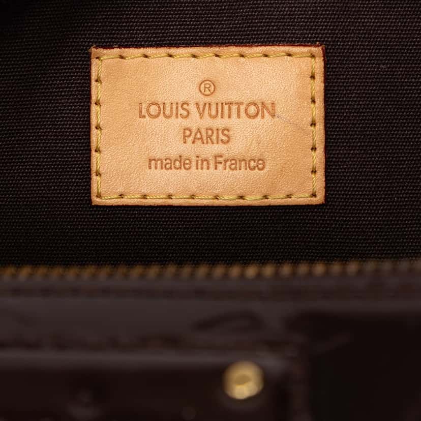Louis Vuitton Monogram Vernis Montana Purple Leather Very good condition - Box View