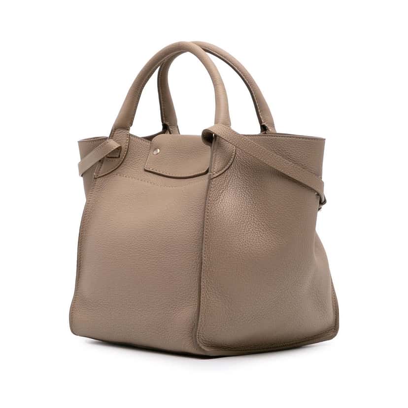 Celine Small Grained Calfskin Big Bag Brown Leather Very good condition - Back View