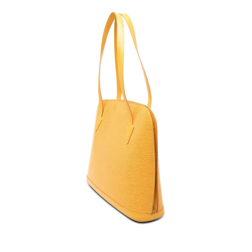 Louis Vuitton Epi Lussac Yellow Leather Very good condition - Back View