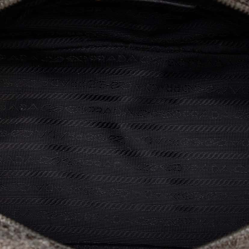 Prada Craquele Leather Studded Satchel Other Leather Very good condition - Model View