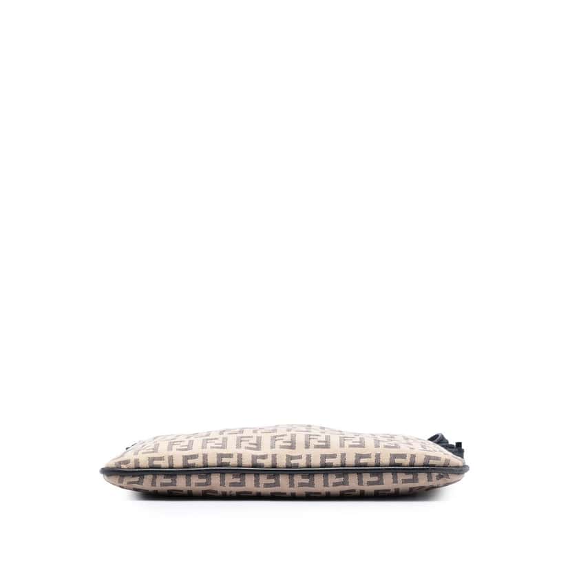 Fendi Zucchino Canvas Crossbody Beige Very good condition - Inside View