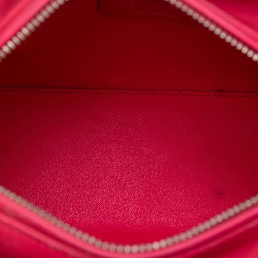 Dior Medium Ultra Matte Calfskin Cannage Embossed Lady Dior Pink Leather Very good condition - Model View