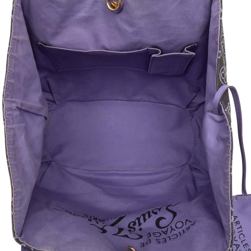Louis Vuitton Monogram Cabas Ipanema PM Blue Very good condition - Model View