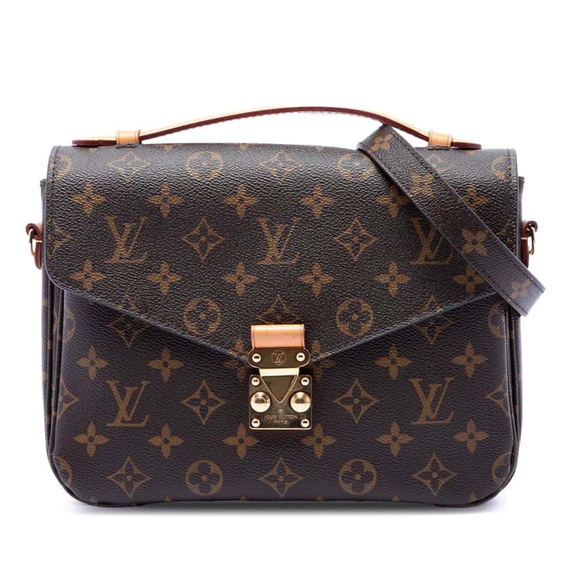 Louis Vuitton Monogram Pochette Metis Brown Very good condition - Front View