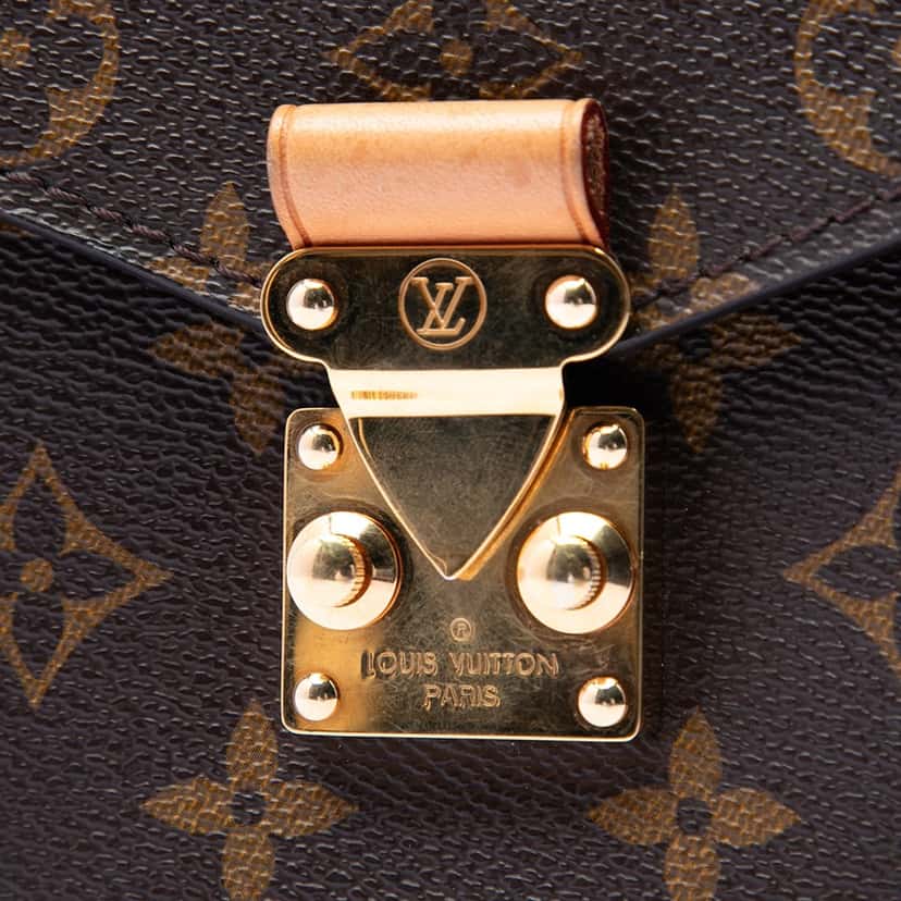 Louis Vuitton Monogram Pochette Metis Brown Very good condition - Box View