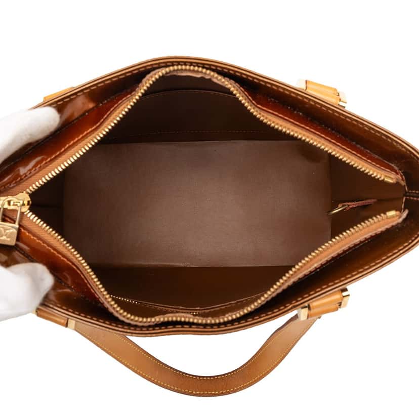 Louis Vuitton Monogram Vernis Houston Brown Leather Very good condition - Model View
