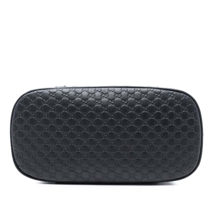 Gucci Mini Microguccissima Dome Satchel Black Leather Very good condition - Inside View