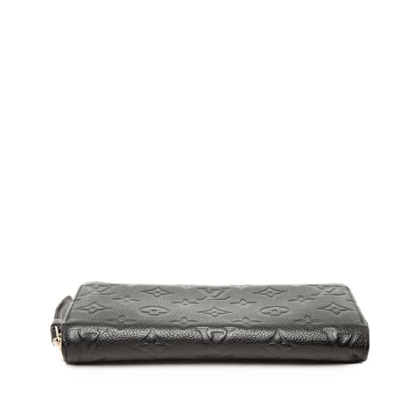 Louis Vuitton Monogram Empreinte Zippy Long Wallet Black Leather Very good condition - Inside View