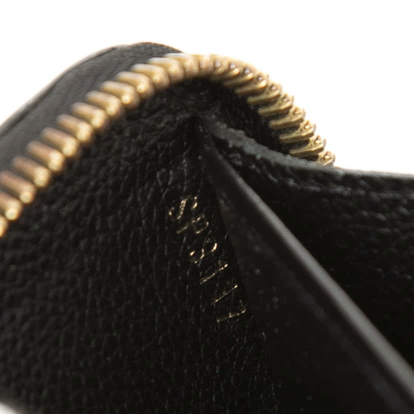 Louis Vuitton Monogram Empreinte Zippy Long Wallet Black Leather Very good condition - Box View