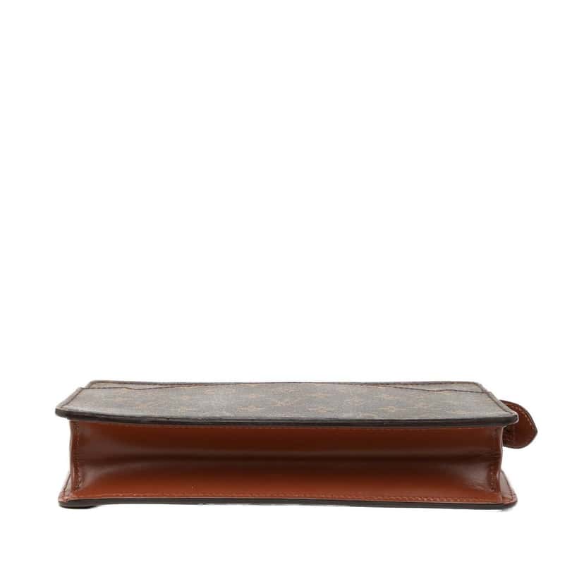 Louis Vuitton Monogram Pochette Homme Brown Good condition - Inside View