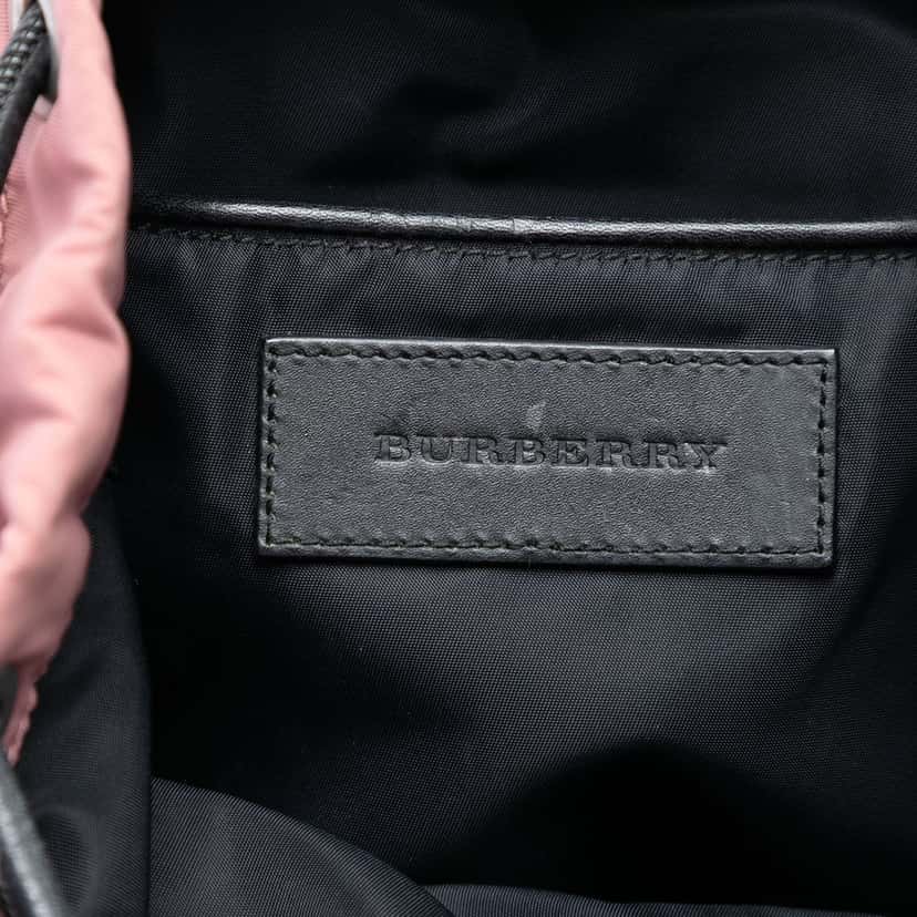 Burberry Mini Nylon Rucksack Pink Very good condition - Box View