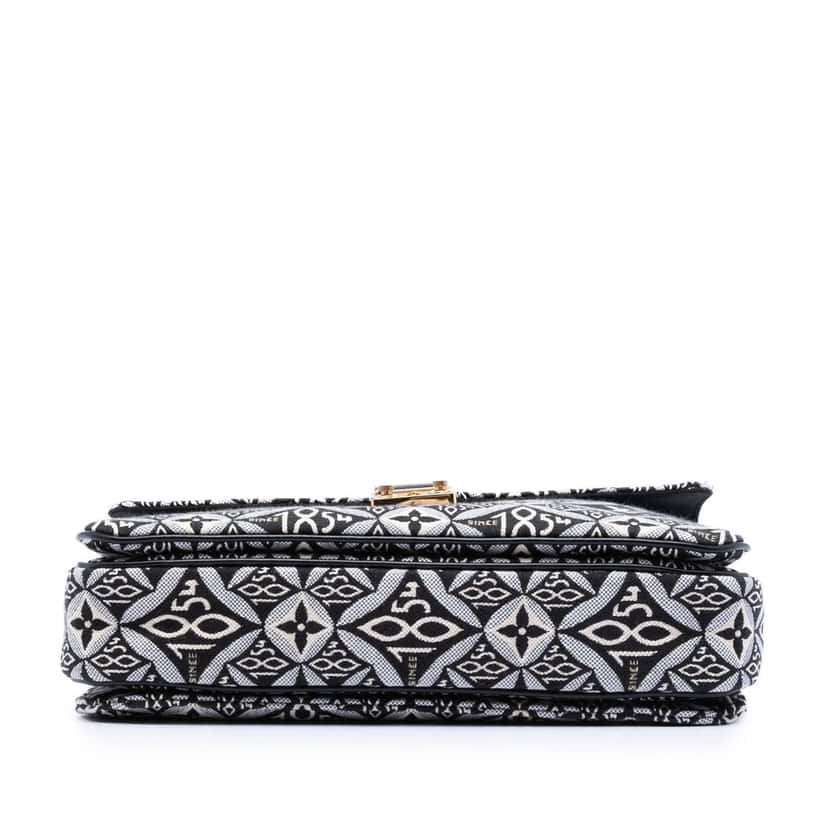 Louis Vuitton Monogram Jacquard Since 1854 Pochette Metis Black Very good condition - Inside View