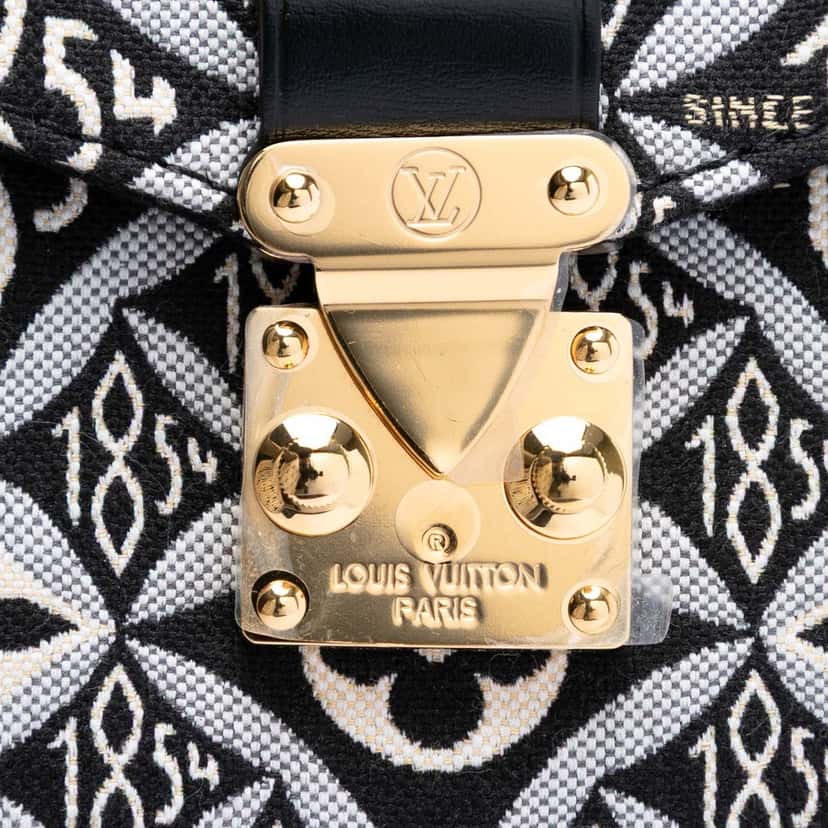Louis Vuitton Monogram Jacquard Since 1854 Pochette Metis Black Very good condition - Box View