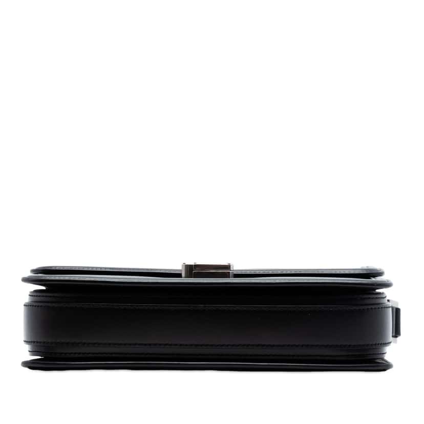 Saint Laurent Medium Calfskin Solferino Satchel In Box Black Leather Very good condition - Inside View