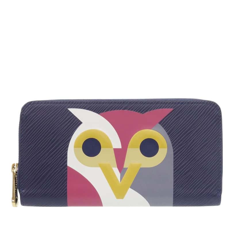 Louis Vuitton Epi Owl Zippy Wallet Purple Leather Very good condition - Back View