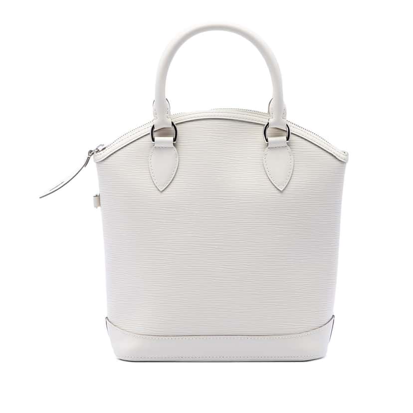 Louis Vuitton Epi Lockit Vertical White Leather Very good condition - Front View