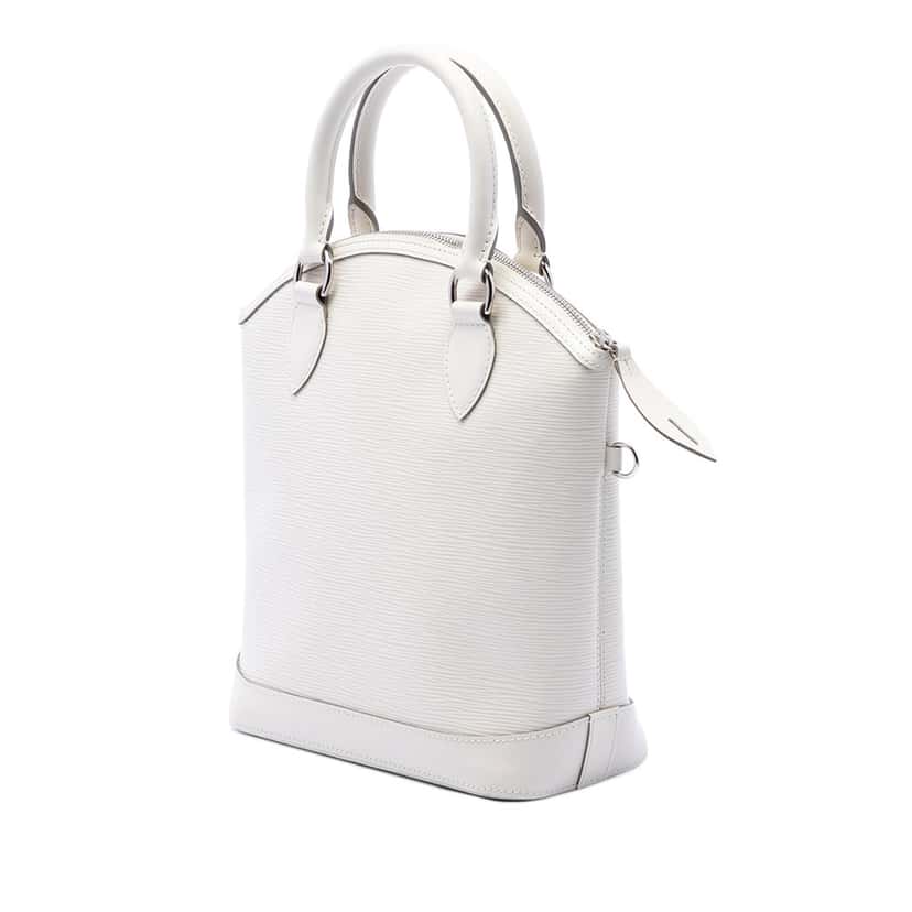 Louis Vuitton Epi Lockit Vertical White Leather Very good condition - Back View