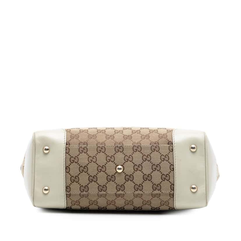 Gucci GG Canvas Web Mayfair Tote Beige Very good condition - Inside View