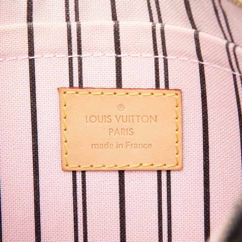 Louis Vuitton Monogram Neverfull MM Pouch Brown Very good condition - Box View