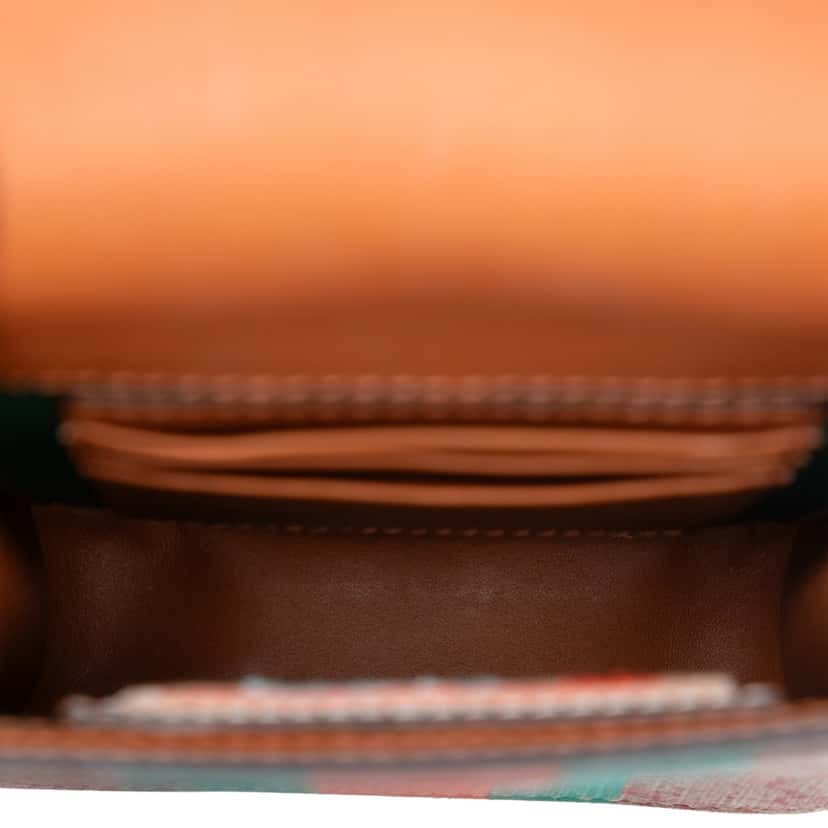 Gucci Dans Le Vert GG Supreme Web Phone Holder Crossbody Red Very good condition - Model View