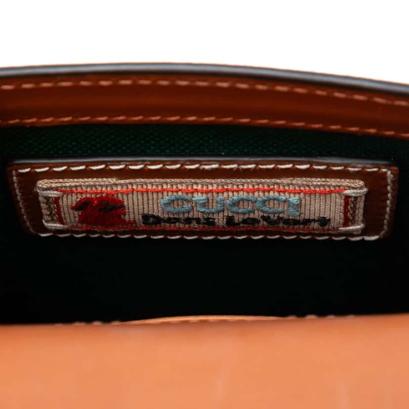 Gucci Dans Le Vert GG Supreme Web Phone Holder Crossbody Red Very good condition - Box View