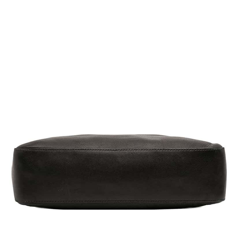 Gucci Leather Marrakech Shoulder Bag Black Leather Very good condition - Inside View