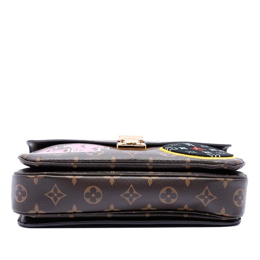 Louis Vuitton Monogram Patches Pochette Metis Brown Very good condition - Inside View