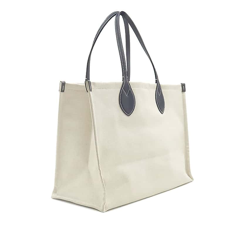 Gucci Large Canvas Logo Tote Beige Very good condition - Back View