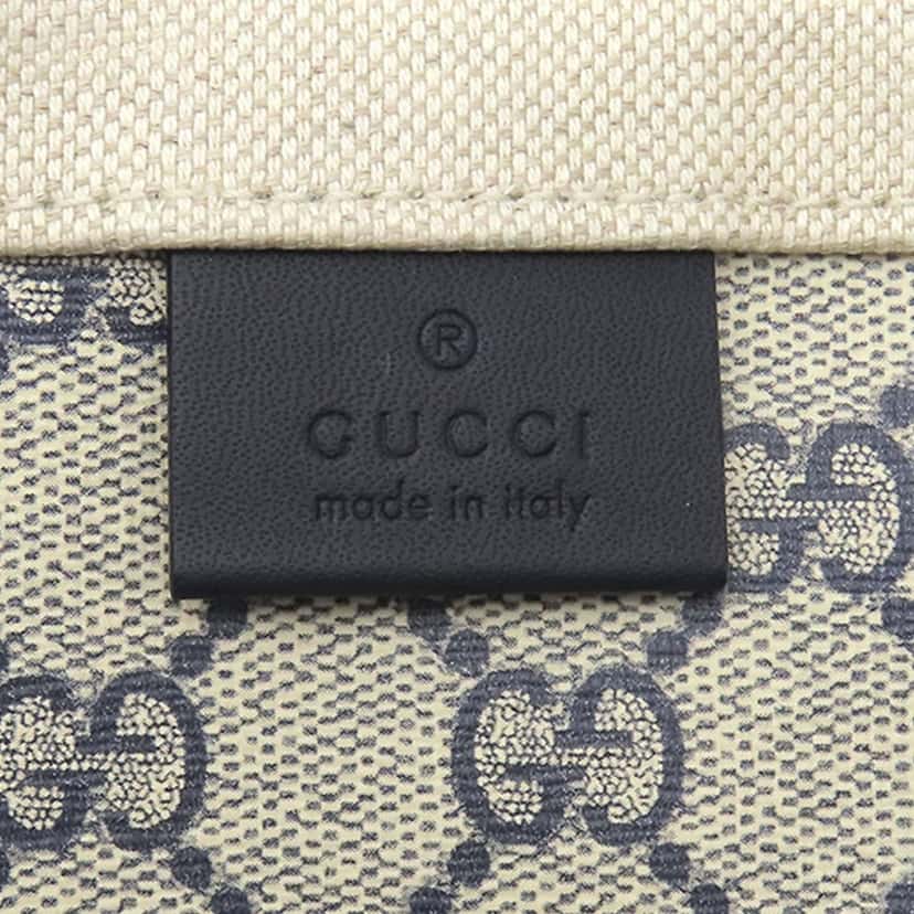 Gucci Large Canvas Logo Tote Beige Very good condition - Box View
