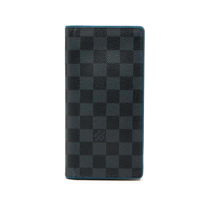 Louis Vuitton Damier Graphite Brazza Long Wallet Black Very good condition - Front View