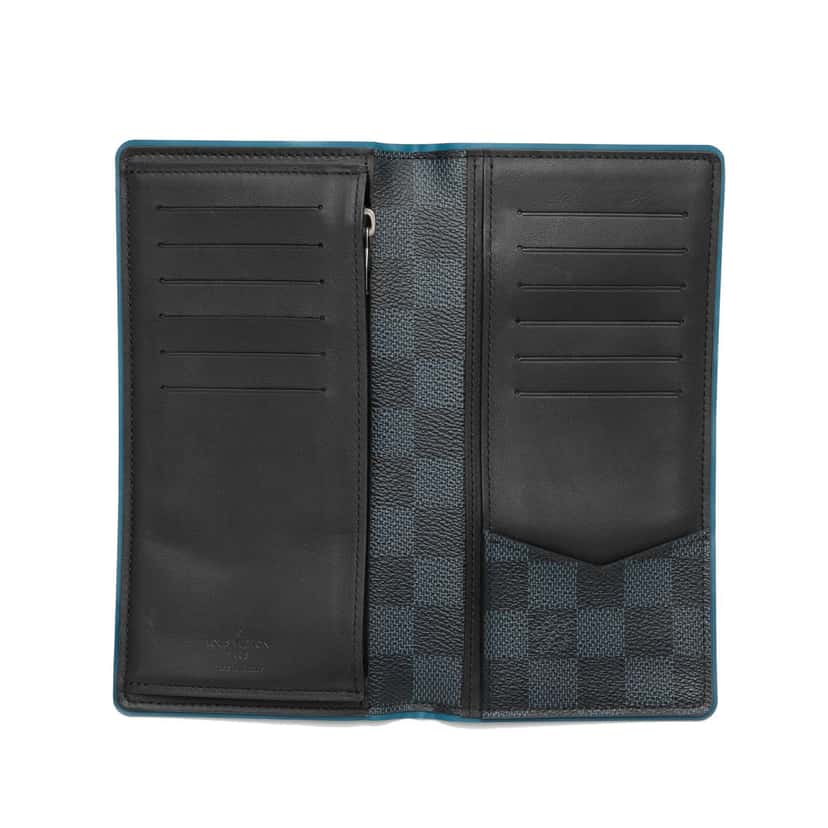 Louis Vuitton Damier Graphite Brazza Long Wallet Black Very good condition - Model View