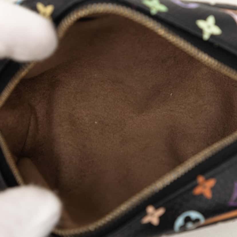 Louis Vuitton Monogram Multicolore Trousse Wapity Black Very good condition - Model View