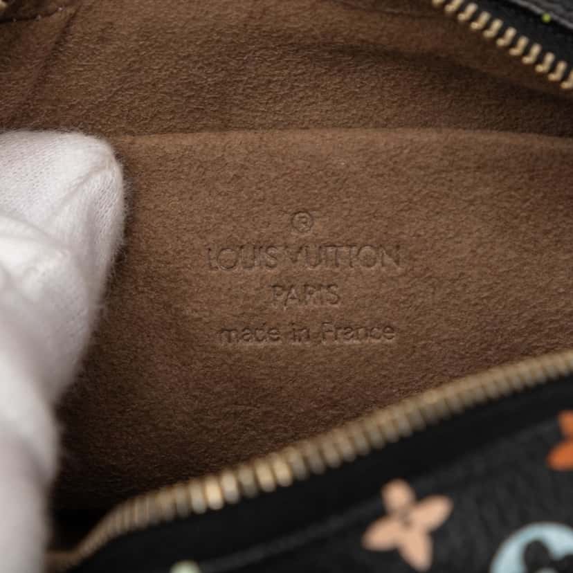 Louis Vuitton Monogram Multicolore Trousse Wapity Black Very good condition - Box View