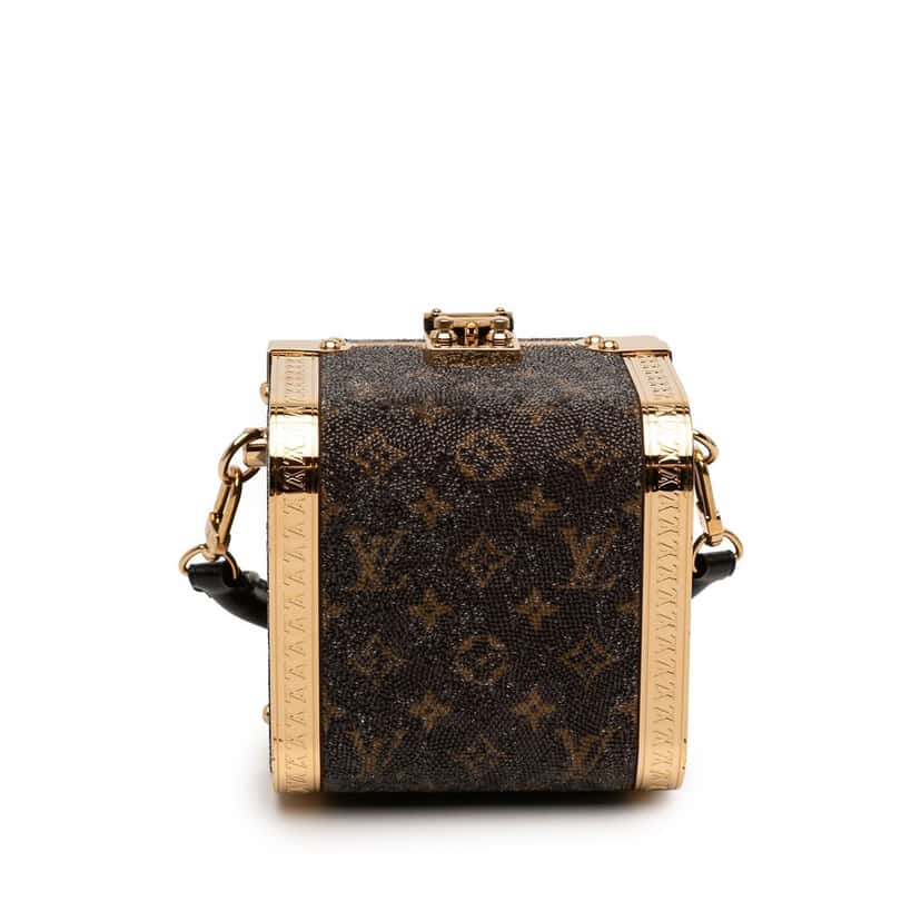 Louis Vuitton Sea Treasure Monogram Satin Treasure Box Satchel Brown Very good condition - Inside View