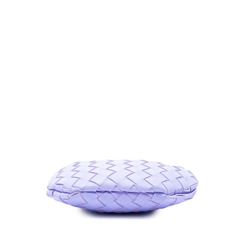 Bottega Veneta Baby Lambskin Intrecciato Sardine Purple Leather Very good condition - Inside View