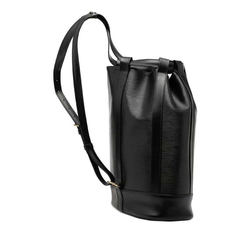 Louis Vuitton Epi Randonnee PM Black Leather Very good condition - Back View