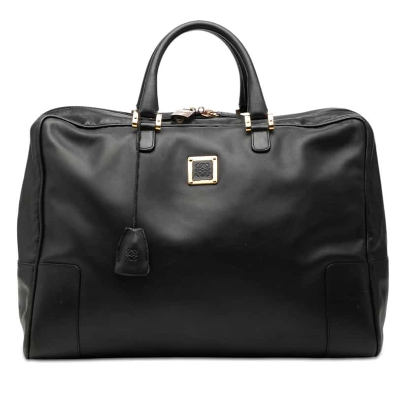 Loewe Leather Amazona 40 Black Leather Very good condition - Front View