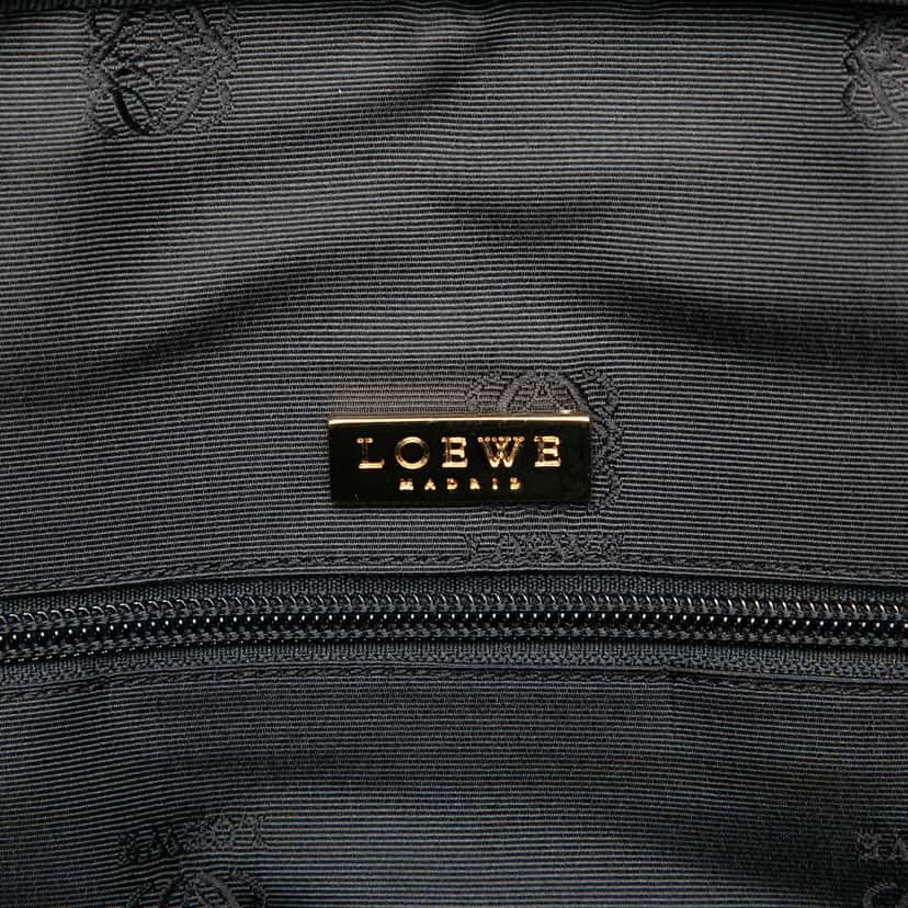 Loewe Leather Amazona 40 Black Leather Very good condition - Box View
