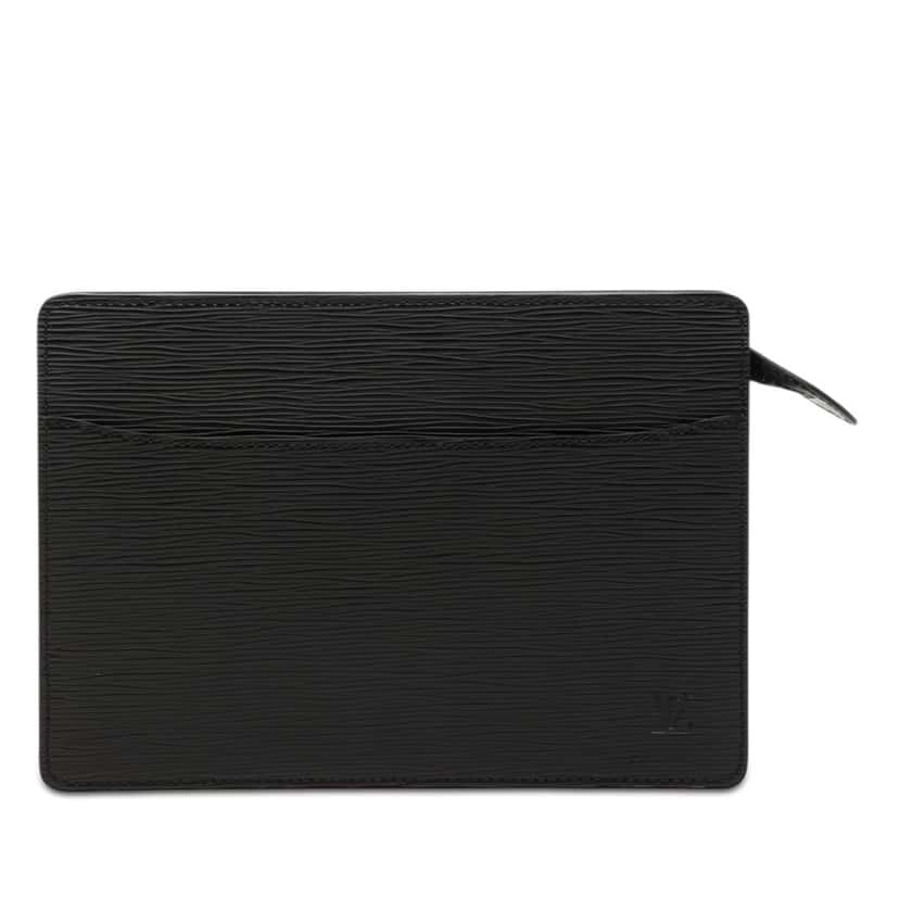 Louis Vuitton Epi Pochette Homme Black Leather Very good condition - Front View