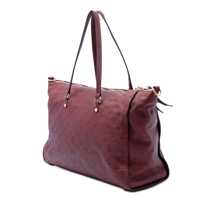 Louis Vuitton Monogram Empreinte Lumineuse GM Red Leather Very good condition - Back View