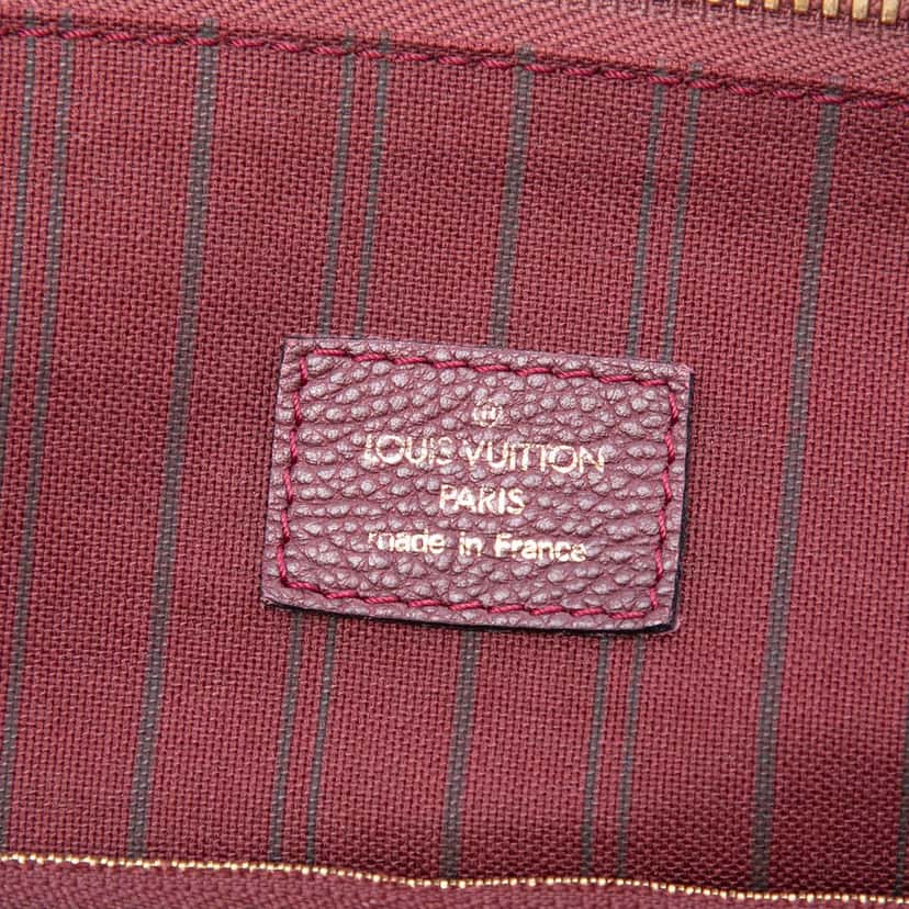 Louis Vuitton Monogram Empreinte Lumineuse GM Red Leather Very good condition - Box View