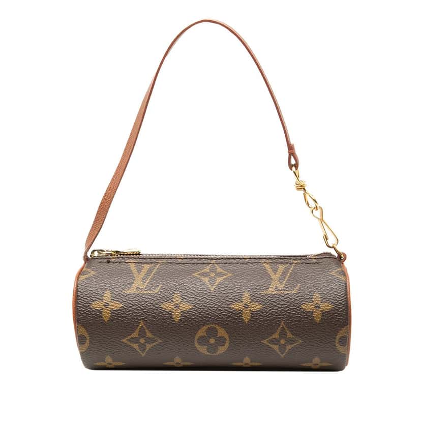Louis Vuitton Monogram Papillon Pochette Brown Very good condition - Front View