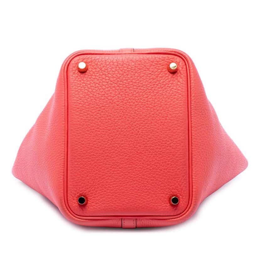 Hermès Clemence Picotin Lock 18 Red Leather Very good condition - Inside View