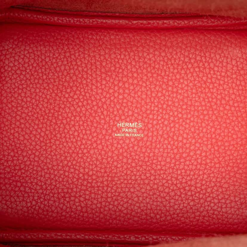 Hermès Clemence Picotin Lock 18 Red Leather Very good condition - Model View