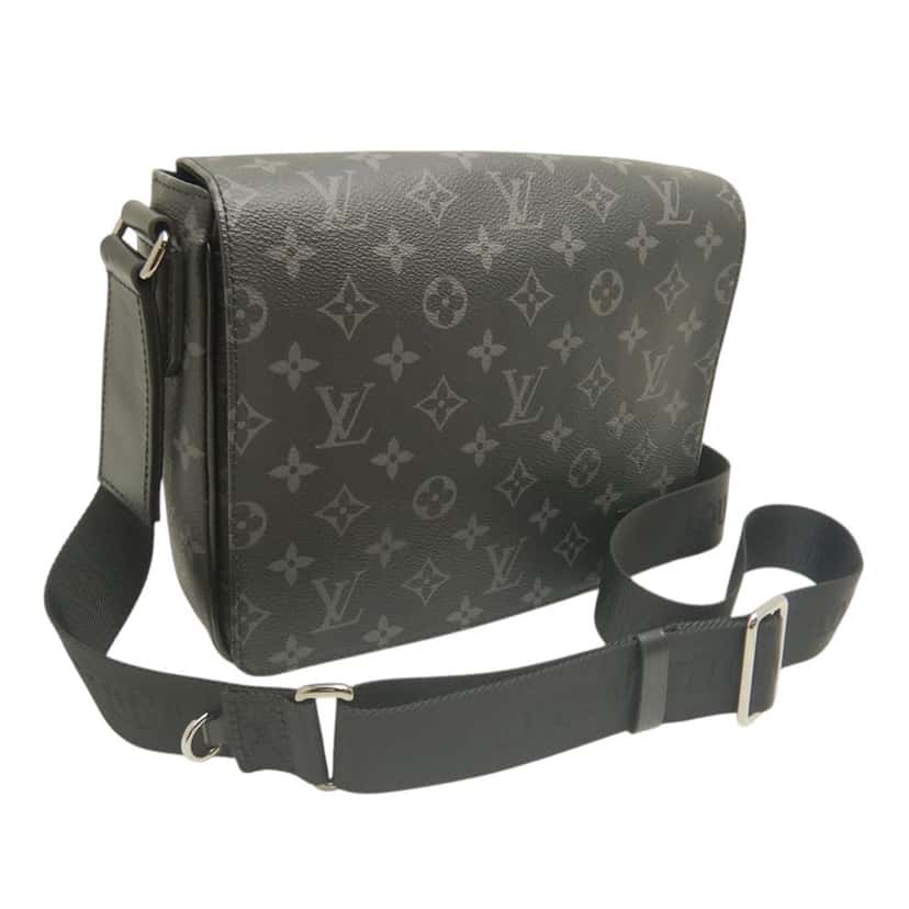 Louis Vuitton Monogram Eclipse District PM Black Very good condition - Back View