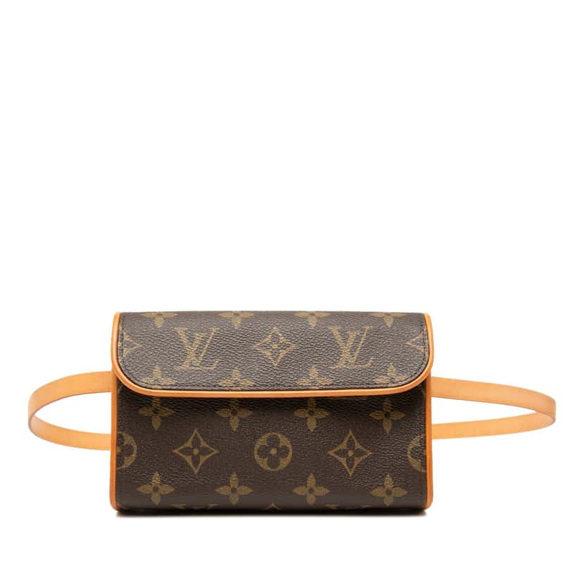 Louis Vuitton Monogram Pochette Florentine Brown Very good condition - Front View